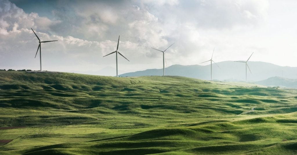 Valley of windmills