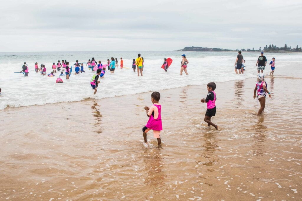 Children on the Bush to Beach program