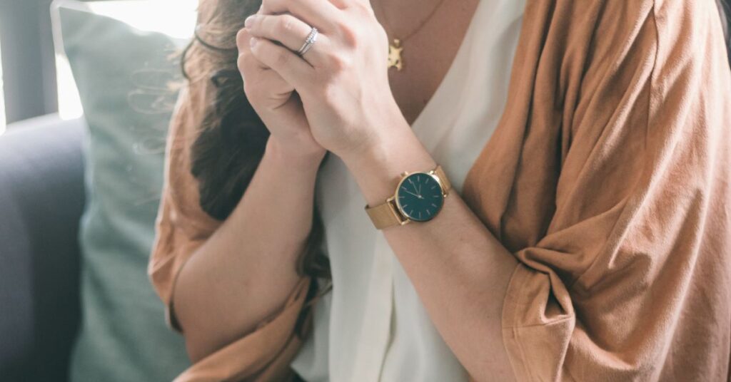 Woman praying